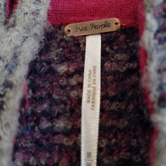 Free People Polly Magoo plaid Cardigan sweater - Picture 10 of 12